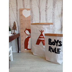 Teepee - pytel na hračky (velký), Boys rule a Lištička