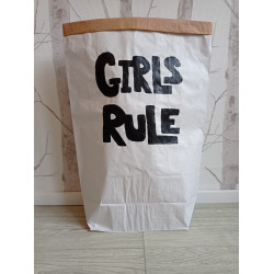 Girls rule - pytel na hračky (střední)